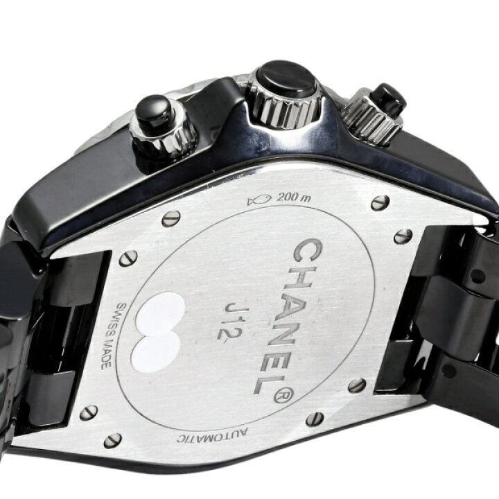 楽天市場】シャネル CHANEL J12 クロノグラフ 41MM H0940 ブラック文字  
