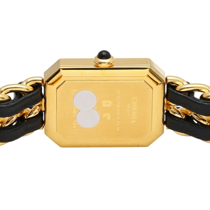 楽天市場】シャネル CHANEL プルミエール L H0001 ブラック文字盤 中古 