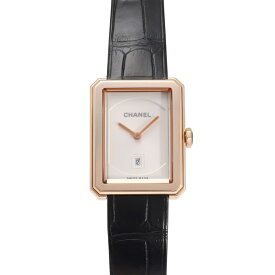 シャネル CHANEL ボーイフレンド H4313 シルバー文字盤 中古 腕時計 レディース