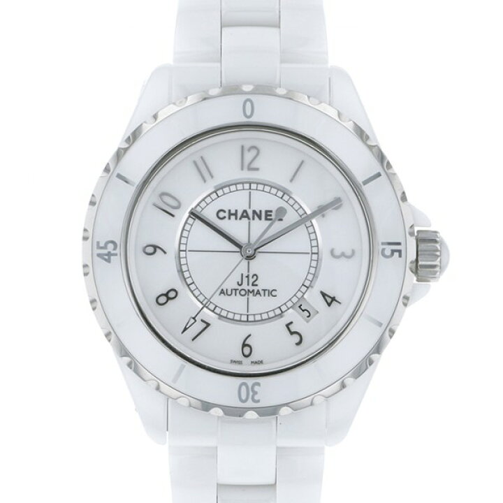 楽天市場】シャネル CHANEL J12 42mm H2981 ホワイト文字盤 腕時計 