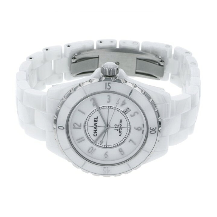 楽天市場】シャネル CHANEL J12 42mm H2981 ホワイト文字盤 腕時計 