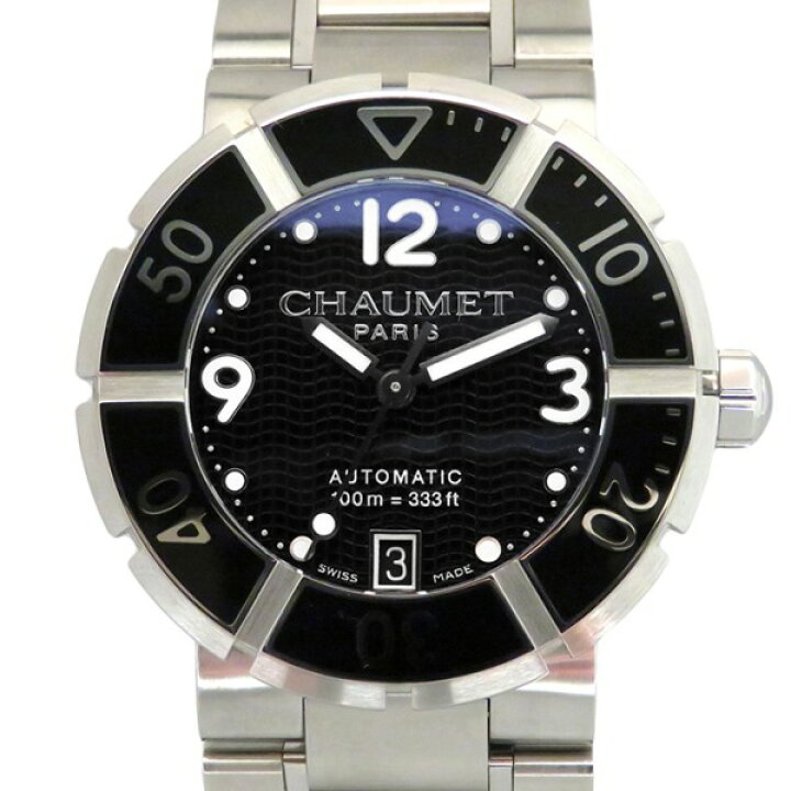 楽天市場 ショーメ Chaumet クラスワン Wb ブラック文字盤 未使用 腕時計 メンズ ジェムキャッスルゆきざき