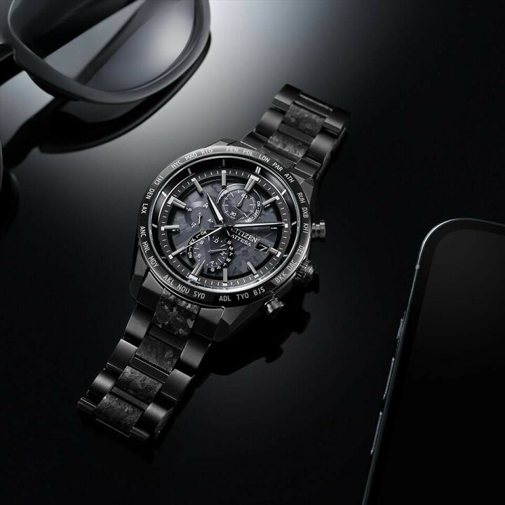 楽天市場】シチズン CITIZEN アテッサ ACT Line ブラックチタン 