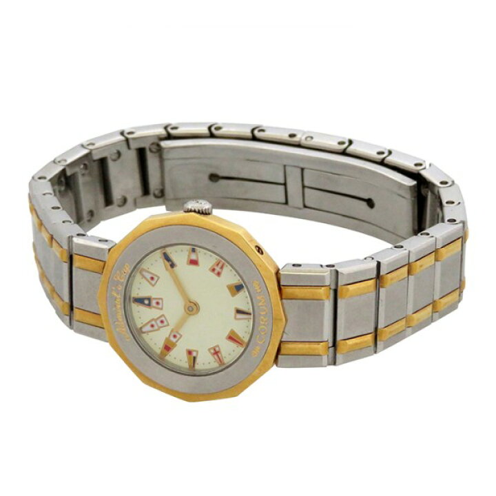 楽天市場】コルム CORUM アドミラルズカップ アイボリー文字盤 中古 