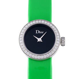 ディオール DIOR ラ ミニ ディ ドゥ CD040110A019 ブラック文字盤 新品 腕時計 メンズ