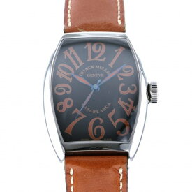 フランク・ミュラー FRANCK MULLER カサブランカ サハラ 5850CASASAHARA ブラック文字盤 中古 腕時計 メンズ