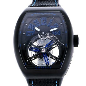 フランク・ミュラー FRANCK MULLER ヴァンガード グラビティ V45T GRAVITY CSTTNRBRBL ブラック文字盤 新品 腕時計 メンズ