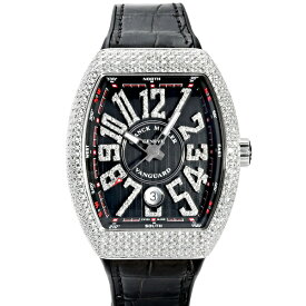 フランク・ミュラー FRANCK MULLER ヴァンガード 日本未入荷 V41SCDTDNBRCDACNR ブラック文字盤 中古 腕時計 メンズ