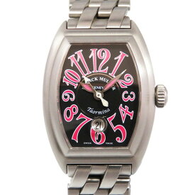 フランク・ミュラー FRANCK MULLER コンキスタドール 8005LTAORMINA ブラック文字盤 新古品 腕時計 レディース