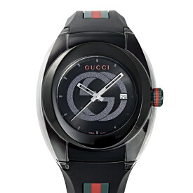 グッチ GUCCI シンク YA137107A ブラック文字盤 新品 腕時計 メンズ