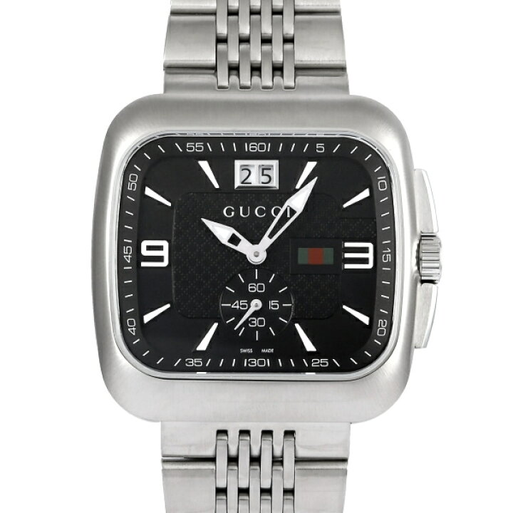 楽天市場】グッチ GUCCI クーペ YA131305 ブラック文字盤 新品 腕時計 
