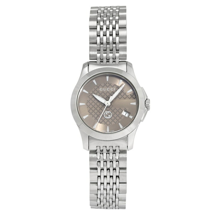 楽天市場】グッチ GUCCI Gタイムレス YA1265007 ブラウン文字盤 新品 