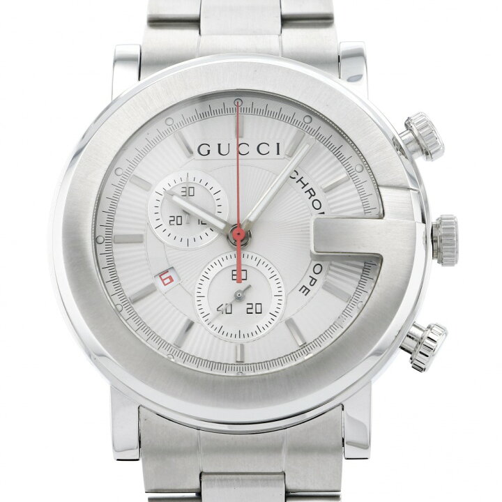 楽天市場】グッチ GUCCI G-クロノ Gクロノ YA101339 ホワイト文字盤 