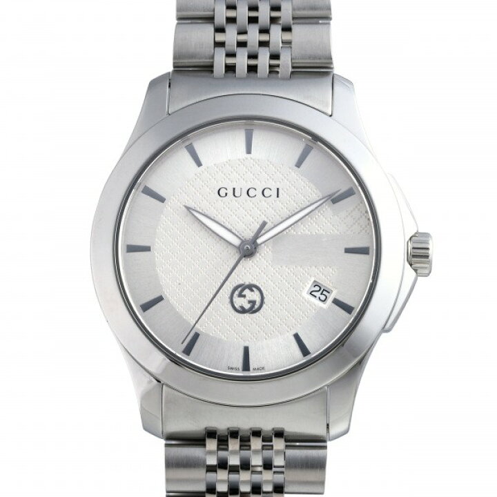 楽天市場】グッチ GUCCI Gタイムレス YA1264174 シルバー文字盤 新品  