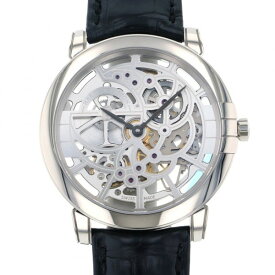 ハリー・ウィンストン HARRY WINSTON ミッドナイト スケルトン MIDAHM42WW001 シルバー文字盤 新品 腕時計 メンズ