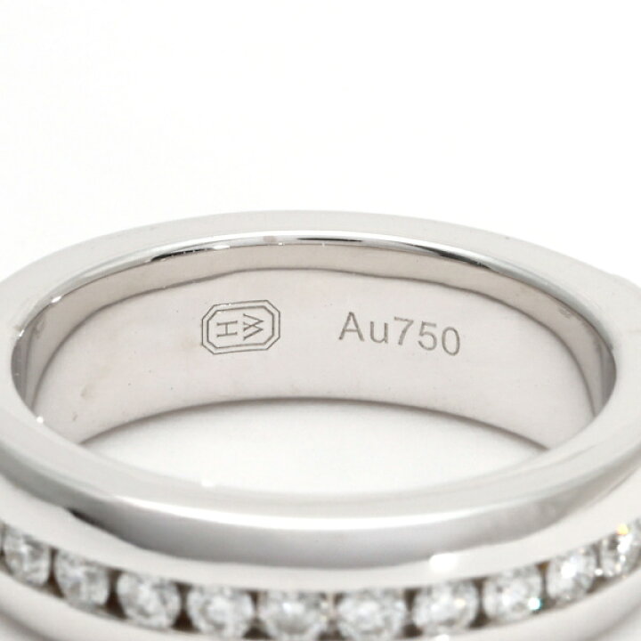 楽天市場】ハリー・ウィンストン HWロゴ K18WG ホワイトゴールド  