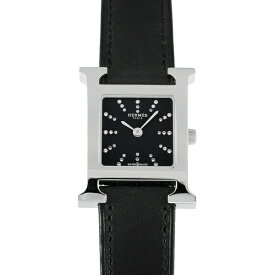 エルメス HERMES Hウォッチ 054065WW ブラック文字盤 新品 腕時計 レディース