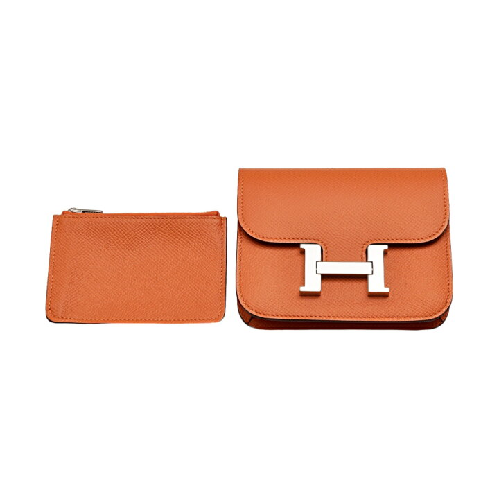 楽天市場】エルメス HERMES コンスタンス スリム エプソン オレンジ 