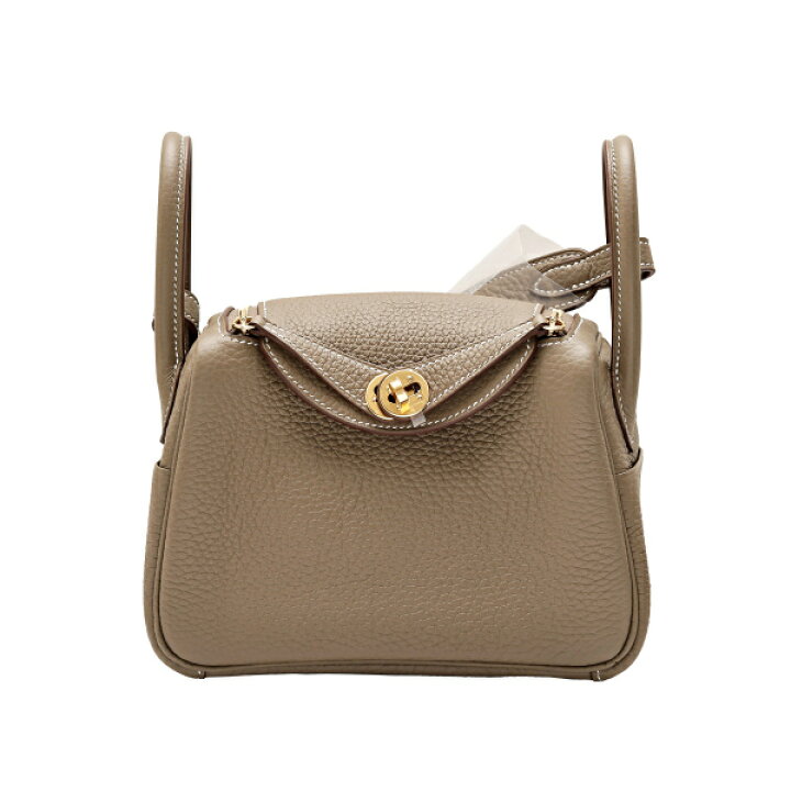 楽天市場】エルメス HERMES リンディ トリヨンクレマンス エトゥープ  