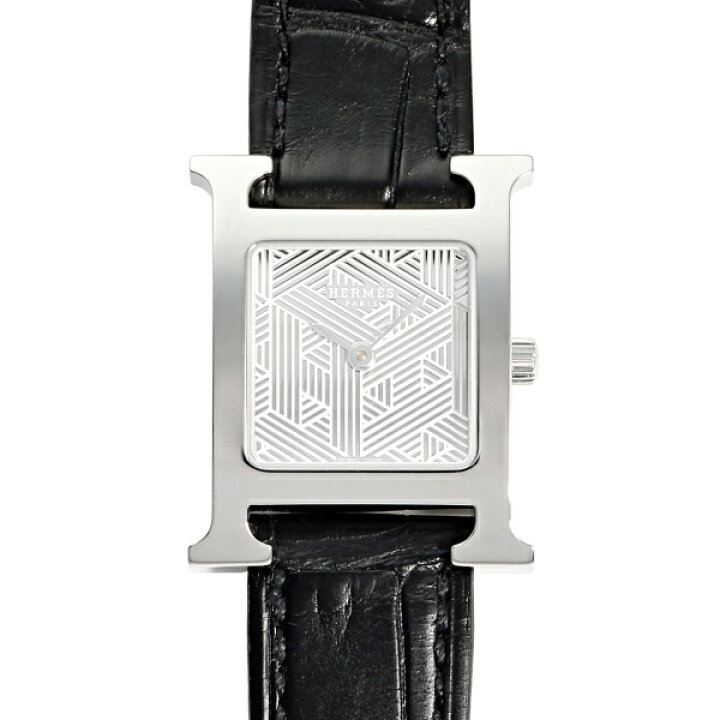 楽天市場】エルメス HERMES Hウォッチ HH1.210C シルバー文字盤 未使用  