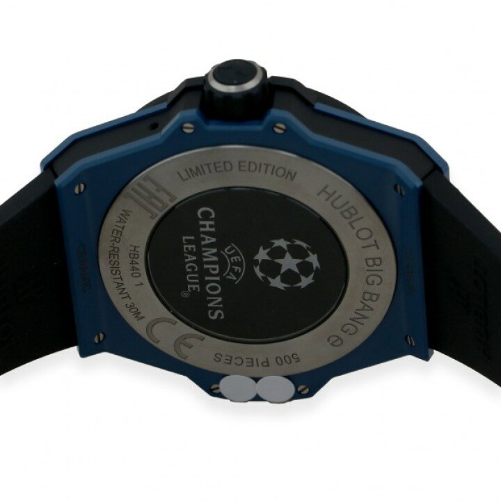 楽天市場 ウブロ Hublot ビッグバン Uefa チャンピオンズリーグ 440 Ex 1100 Rx Ucl ブルー文字盤 新品 腕時計 メンズ ジェムキャッスルゆきざき
