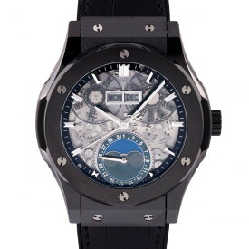 ウブロ HUBLOT クラシックフュージョン アエロ・フュージョン ムーンフェイズ ブラックマジック 547.CX.0170.LR シルバー文字盤 新品 腕時計 メンズ