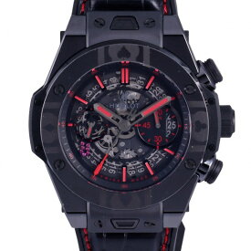 ウブロ HUBLOT ビッグバン ウニコ ワールド ポーカー ツアー オールブラック 世界限定188本 411.CX.1113.LR.WPT17 ブラック文字盤 中古 腕時計 メンズ