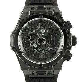 ウブロ HUBLOT ビッグバン ウニコ サファイア オールブラック 世界限定500本 411.JB.4901.RT ブラック文字盤 中古 腕時計 メンズ