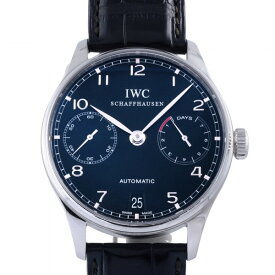 IWC ポルトギーゼ オートマティック 7デイズ IW500109 ブラック文字盤 新古品 腕時計 メンズ