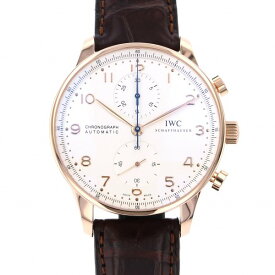 IWC ポルトギーゼ クロノグラフ IW371480 シルバー文字盤 未使用 腕時計 メンズ