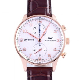 IWC ポルトギーゼ クロノグラフ IW371480 シルバー文字盤 中古 腕時計 メンズ