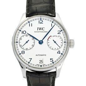 IWC ポルトギーゼ オートマティック IW500705 シルバー文字盤 中古 腕時計 メンズ
