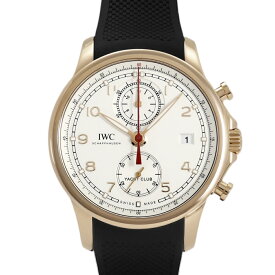 IWC ポルトギーゼ ヨットクラブ クロノグラフ IW390501 シルバー文字盤 中古 腕時計 メンズ