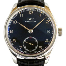 IWC ポルトギーゼ ハンドワインド 8デイズ IW510202 ブラック文字盤 新品 腕時計 メンズ