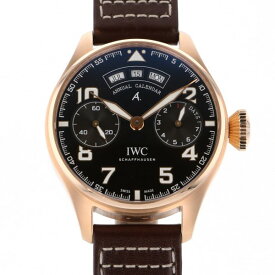 IWC ビッグ・パイロットウォッチ アニュアルカレンダー アントワーヌ・ド・サンテグジュペリ IW502706 ブラウン文字盤 未使用 腕時計 メンズ