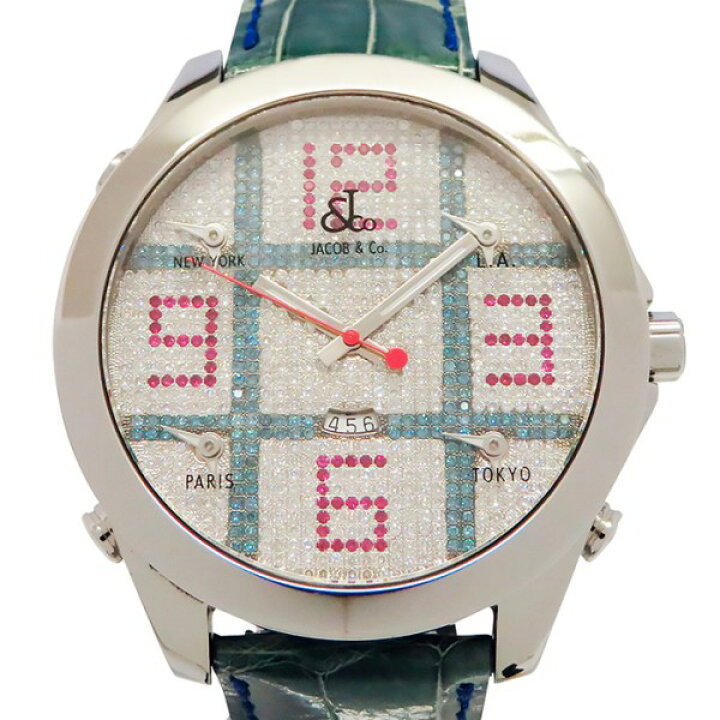 楽天市場】ジェイコブ JACOB＆CO ファイブタイムゾーン JC-TIC 全面  
