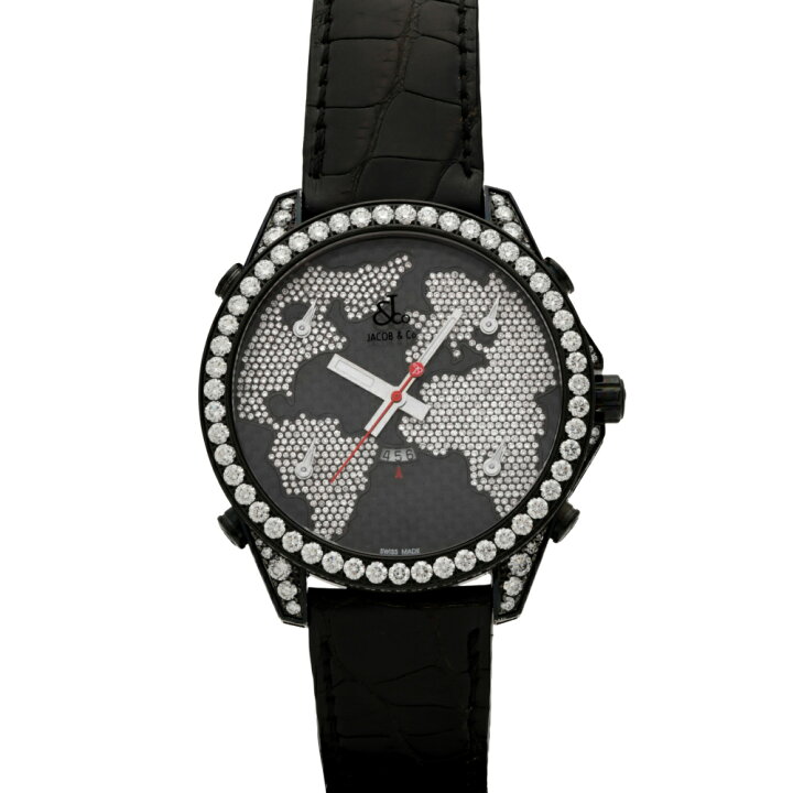 純正ダイヤ 正規品 JACOB&Co ジェイコブ fivetimezone 時計