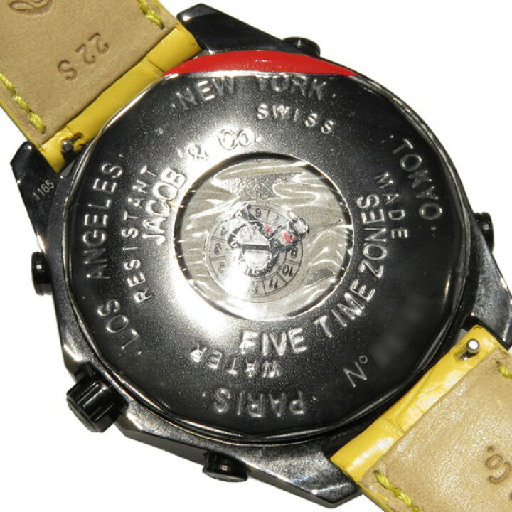 楽天市場】ジェイコブ JACOB＆CO ファイブタイムゾーン ベゼルダイヤ  