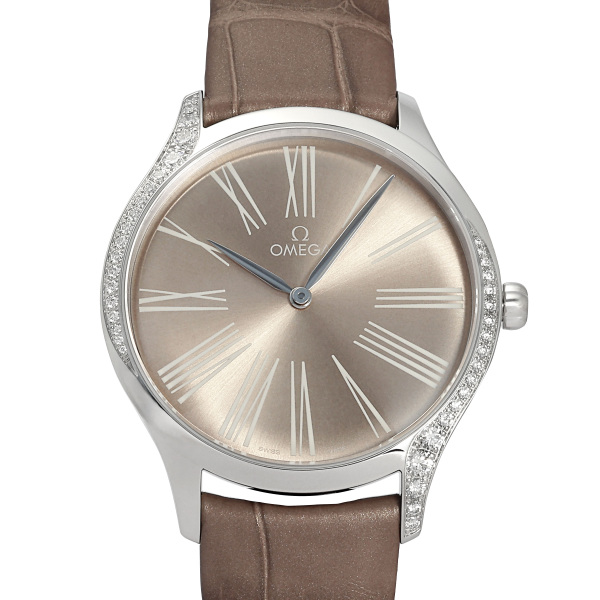 オメガ OMEGA デ・ヴィル トレゾア 428.18.39.60.13.001 グレー文字盤 新品 腕時計 レディース