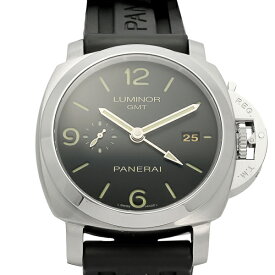 パネライ PANERAI ルミノール1950 3デイズ GMT オートマティック PAM00320 ブラック文字盤 中古 腕時計 メンズ