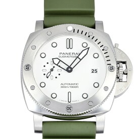 パネライ PANERAI サブマーシブル クアランタクアトロ ビアンコ PAM01226 ホワイト文字盤 新品 腕時計 メンズ
