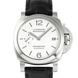 パネライ PANERAI ルミノール マリーナ クアランタ PAM01271 ホワイト文字盤 中古 腕時計 メンズ