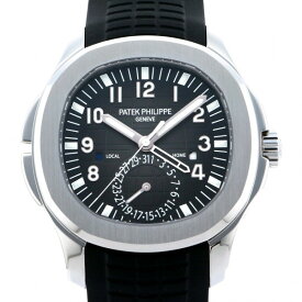 パテック・フィリップ PATEK PHILIPPE アクアノート トラベルタイム 5164A-001 ブラック文字盤 新品 腕時計 メンズ