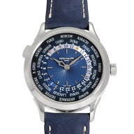 パテック・フィリップ PATEK PHILIPPE コンプリケーション ワールドタイム 5230P-001 ブルー文字盤 中古 …