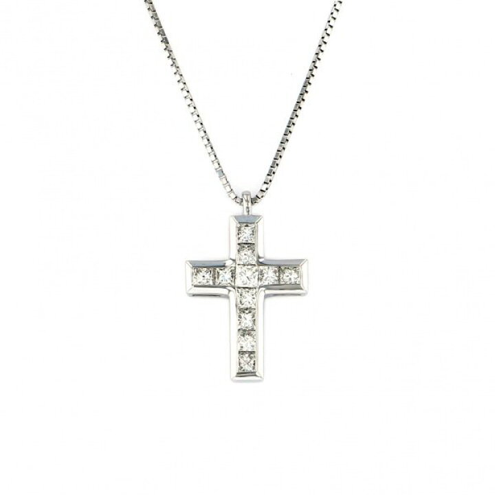 楽天市場】【ゆきざき公式】リッチクロス ネックレス/ペンダント 0.5ct 