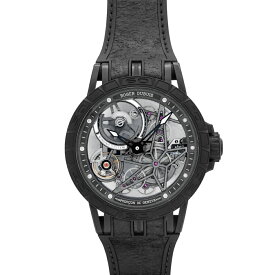 ロジェ・デュブイ ROGER DUBUIS エクスカリバー スパイダー ピレリ ブラックDLC 45MM RDDBEX0826 ブラック文字盤 中古 腕時計 メンズ