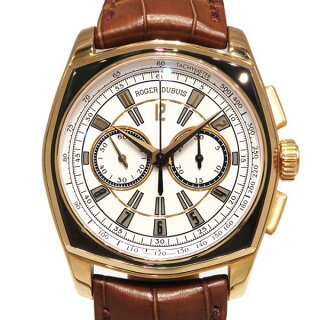 ロジェ・デュブイROGERDUBUISモネガスクマイクロロータークロノグラフRDDBMG0008ホワイト文字盤新品腕時計メンズ