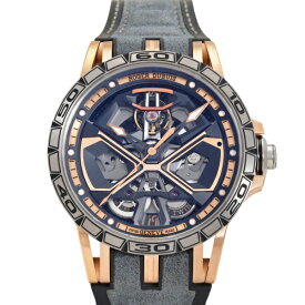 ロジェ・デュブイ ROGER DUBUIS エクスカリバー ウラカン RDDBEX0750 グレー文字盤 中古 腕時計 メンズ