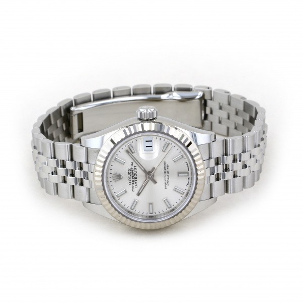 ロレックス ROLEX デイトジャスト 28 279174 シルバー文字盤 中古 腕時計 レディース | ジェムキャッスルゆきざき
