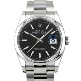 ロレックス ROLEX デイトジャスト 36 126200 ブライトブラック文字盤 新品 腕時計 メンズ